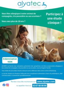 Etude Clinique Allergie ALYATEC